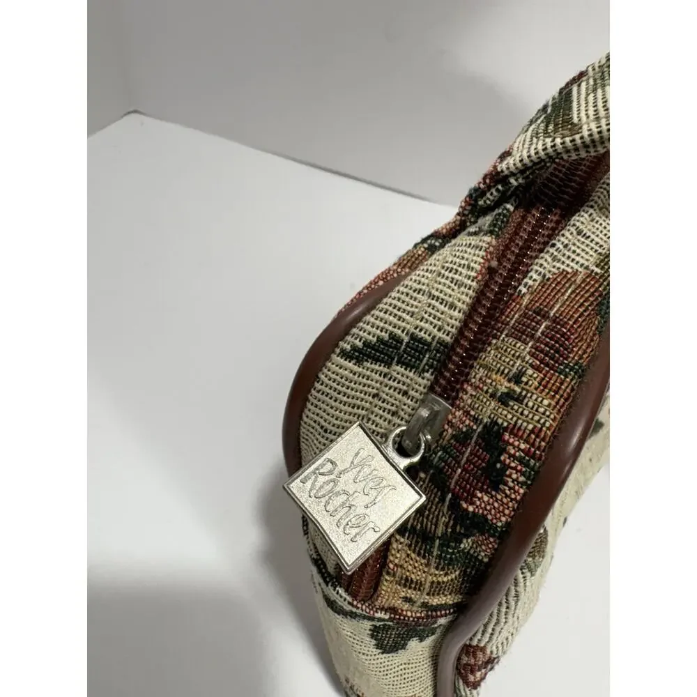Yves Rocher Vintage‎ Tapestry Cosmetic Makeup Toiletry Travel Purse Bag